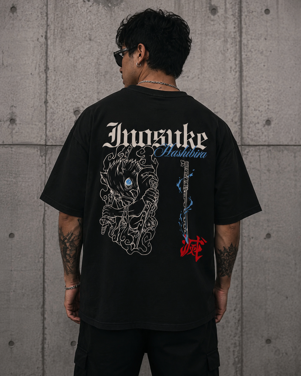 Oversize Shadows & Blades Inosuke Hashibira